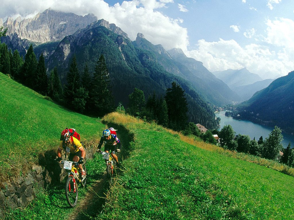 adidas TransAlp Challenge, Big Valley View, Alleghe, Italy